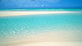 海浪沙滩背景