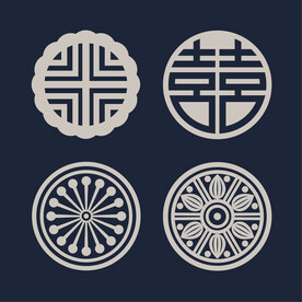 传统圆形图案