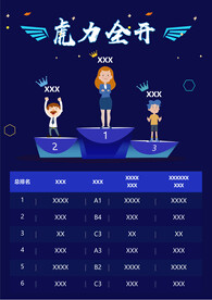 排名海报