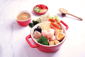 麻辣烫虾滑套餐