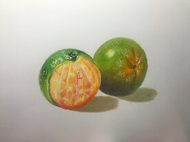 水彩素描画