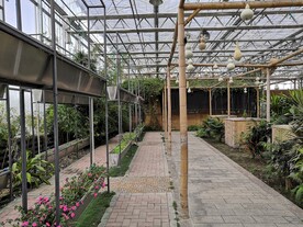 农业科技馆竹架葫芦