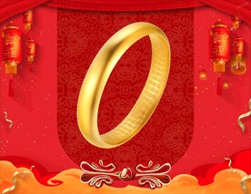 黄金手镯 黄金首饰 背景素材 