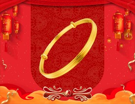 黄金手镯 黄金首饰 背景素材 