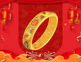 黄金手镯 黄金首饰 背景素材 