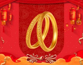 黄金手镯 黄金首饰 背景素材 