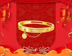 黄金手镯 黄金首饰 背景素材 