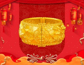 黄金手镯 黄金首饰 背景素材 