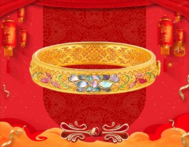 黄金手镯 黄金首饰 背景素材 