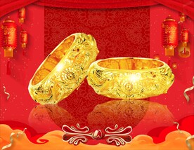 黄金手镯 黄金首饰 背景素材 