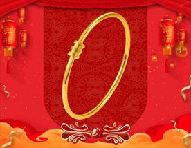 黄金手镯 黄金首饰 背景素材 