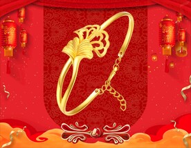 黄金手镯 黄金首饰 背景素材 