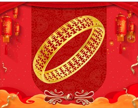 黄金手镯 黄金首饰 背景素材 
