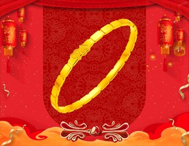 黄金手镯 黄金首饰 背景素材 