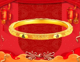 黄金手镯 黄金首饰 背景素材 