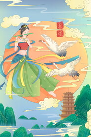 国潮海报设计图片 