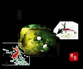  锦鲤元素图片
