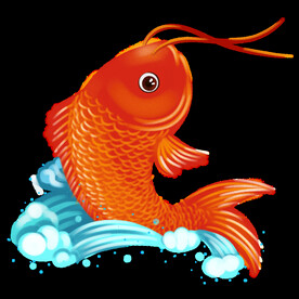 锦鲤元素图片