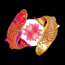 锦鲤元素图片