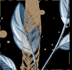 手绘羽毛