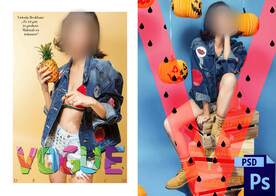  时尚样片相册模版