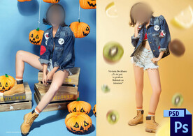  时尚样片相册模版