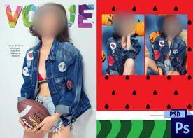  时尚样片相册模版