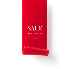 红色销售标签PSD素材