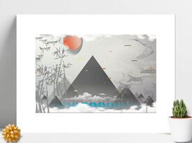 意境山水画 
