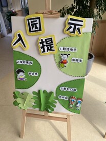 幼儿园 环创 提示牌