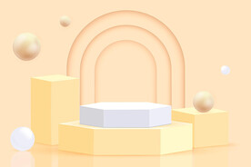 c4d电商产品展台背景