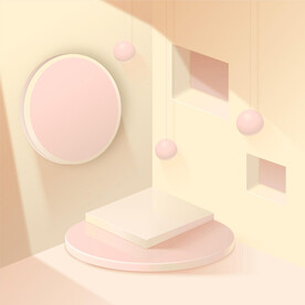 c4d电商产品展台背景