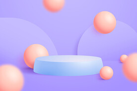 c4d电商产品展台背景