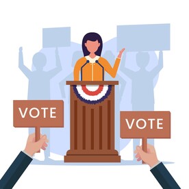 投票插画