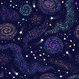 梦幻星空图案