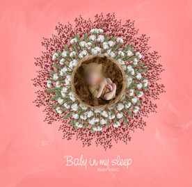 新生儿宝宝合成背景