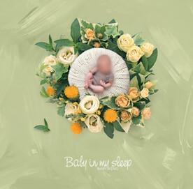 新生儿宝宝合成背景