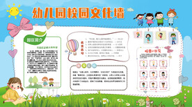 幼儿园展板
