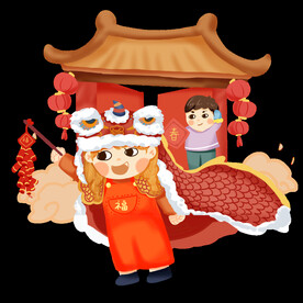 新年卡通画