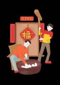 新年卡通画