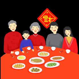 新年卡通画
