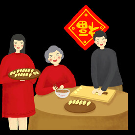 新年卡通画