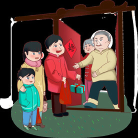 新年卡通画
