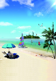 海边沙滩