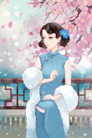 复古民国旗袍女装图片 