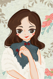  复古民国旗袍女装图片 