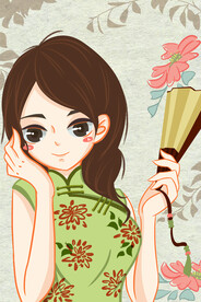  复古民国旗袍女装图片 