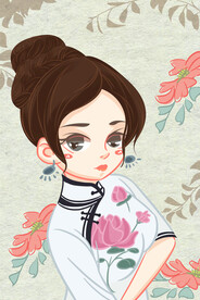  复古民国旗袍女装图片 