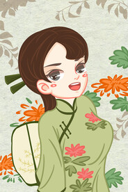  复古民国旗袍女装图片 