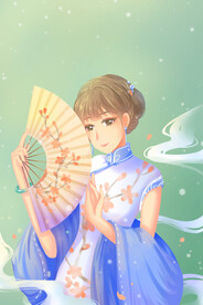  复古民国旗袍女装图片 